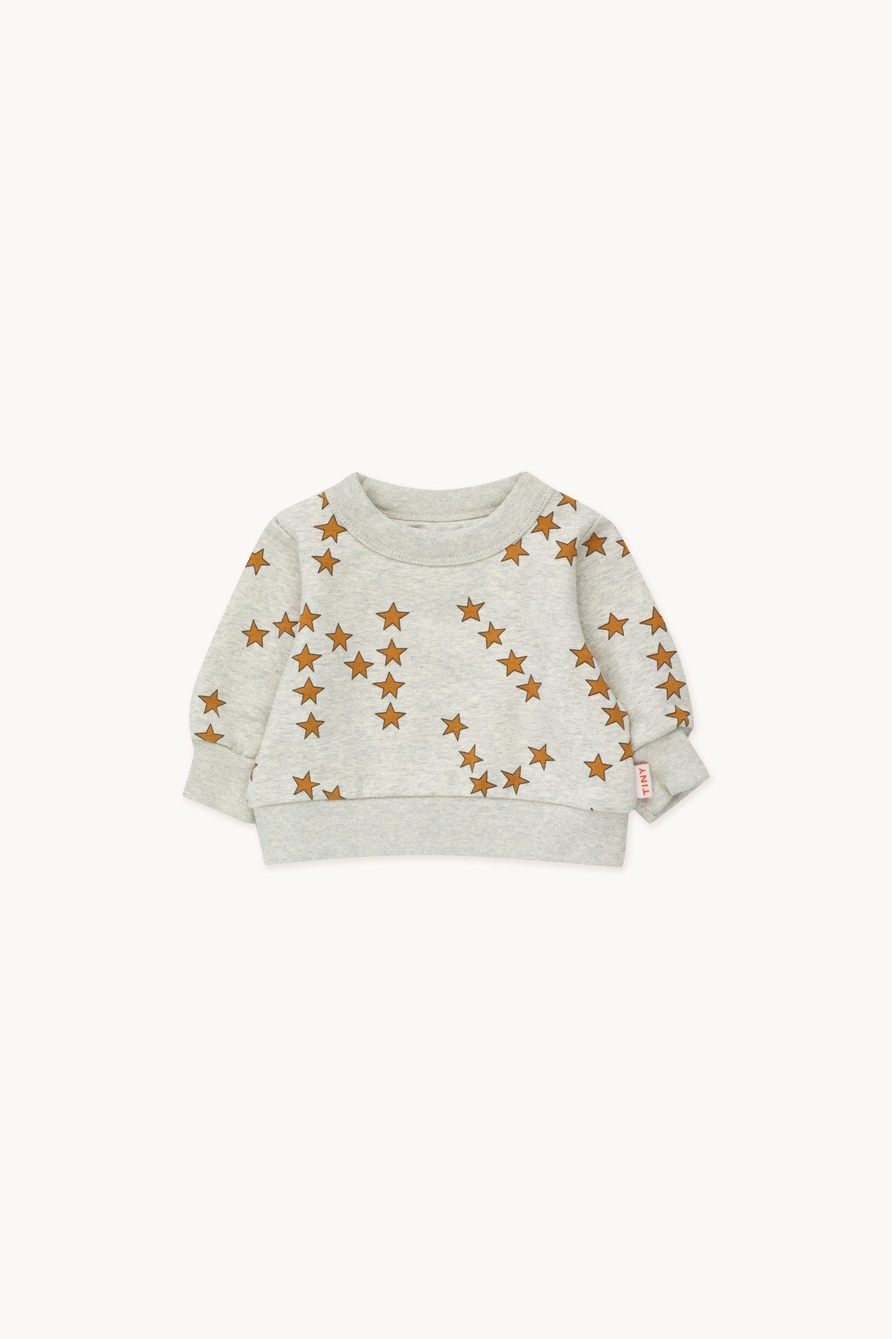 Tinny Cottons Tiny Stars Baby Sweatshirt - Light Grey