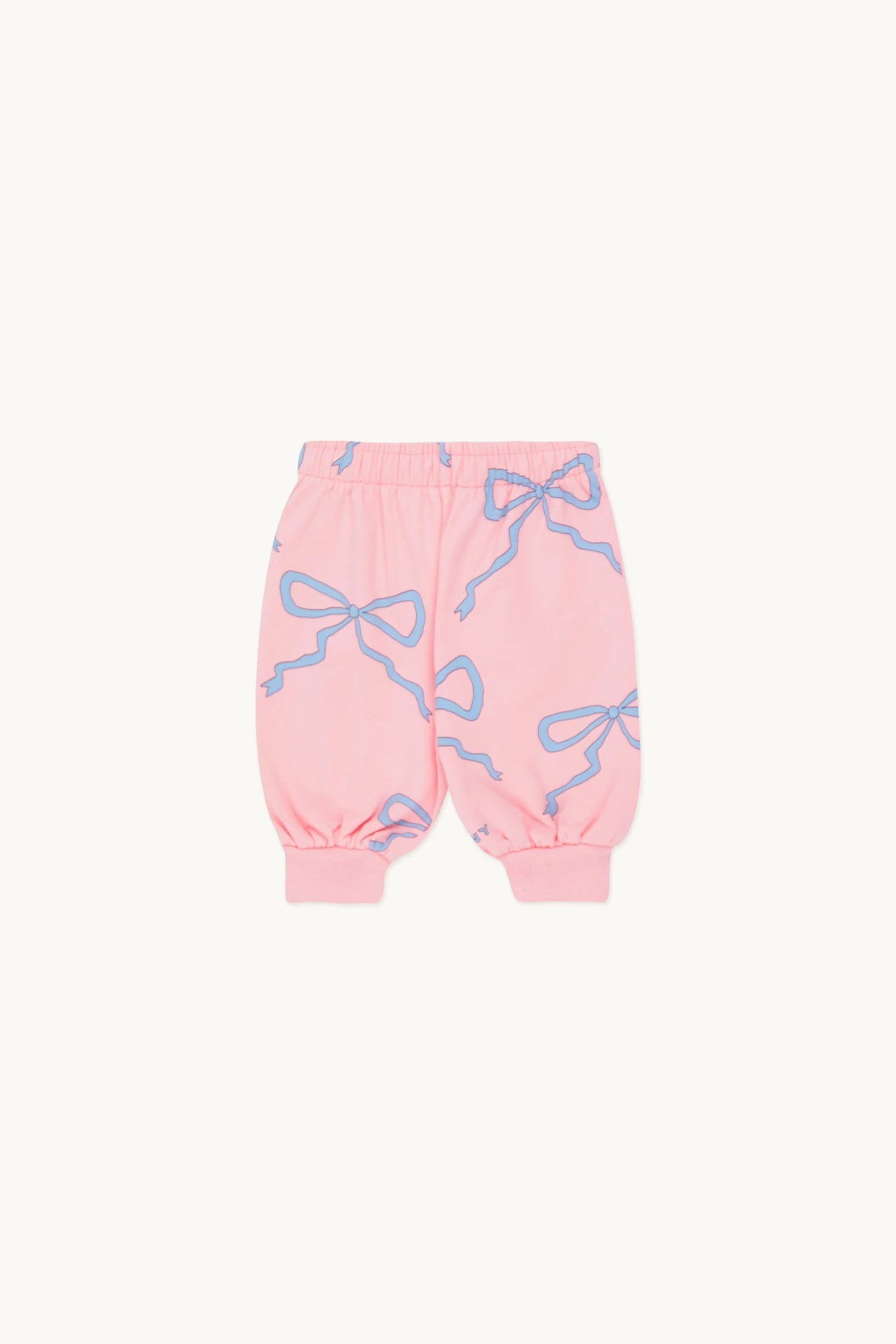 Tiny Cottons Bows Baby Sweatpant Peach