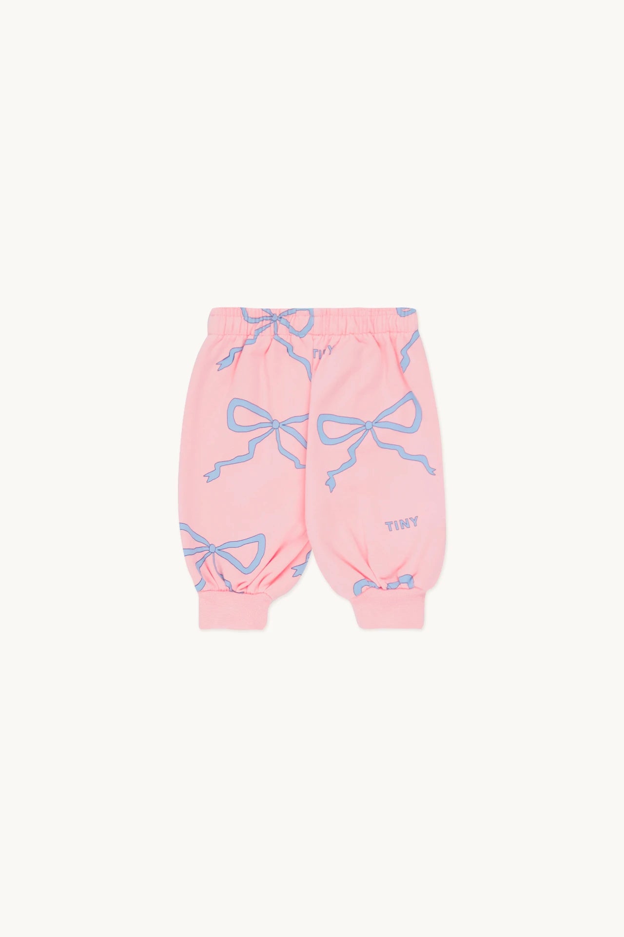 Tiny Cottons Bows Baby Sweatpant Peach