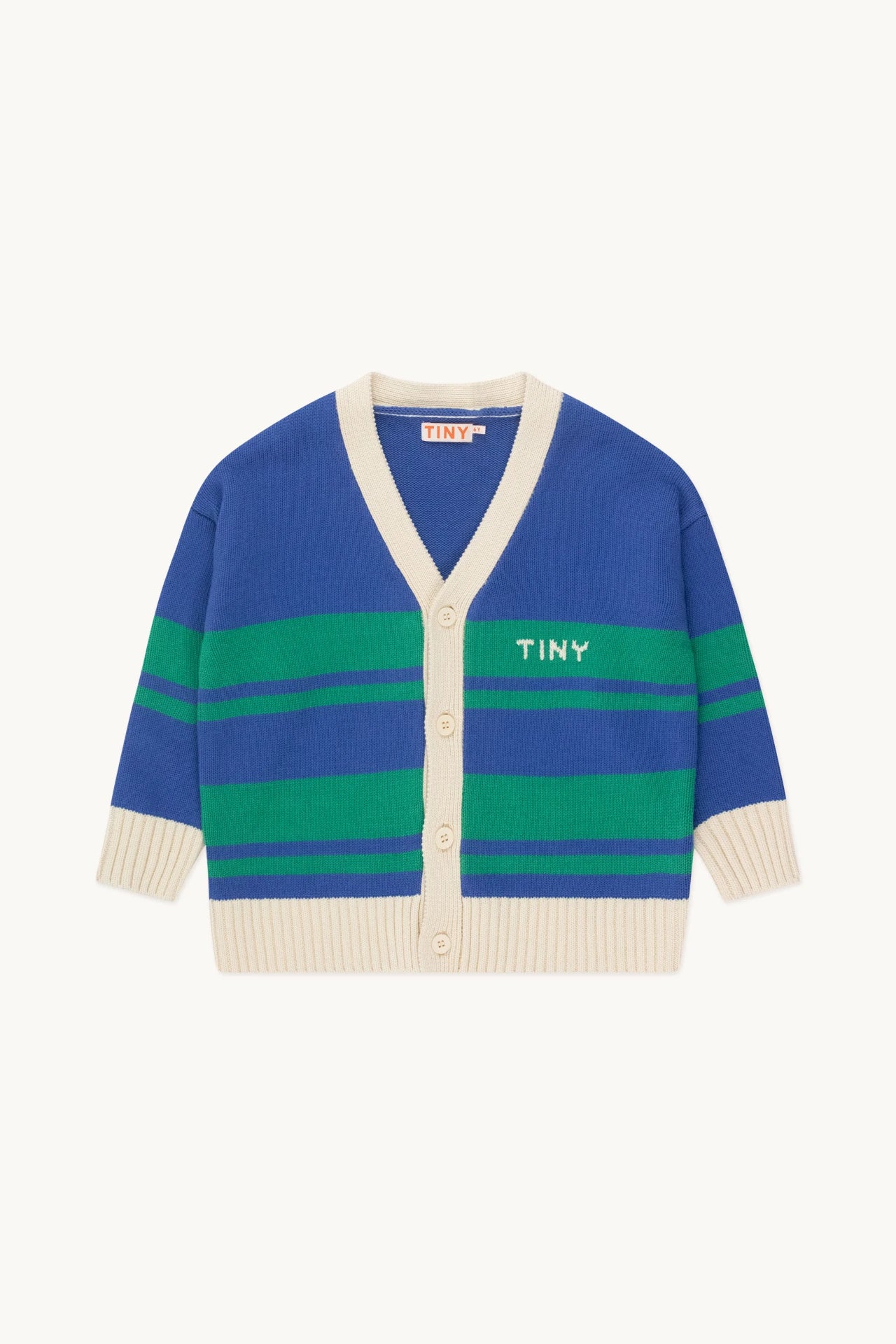 Tiny Cottons Stripes Cardigan Ultramarine