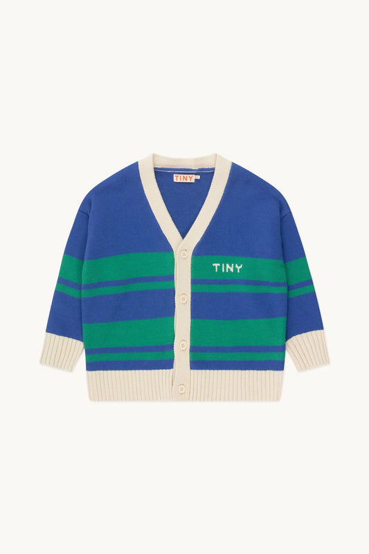 Tiny Cottons Stripes Cardigan Ultramarine