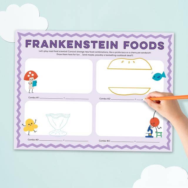 Hachette Book Group - Eat Drink Color Draw! Activity Placemats