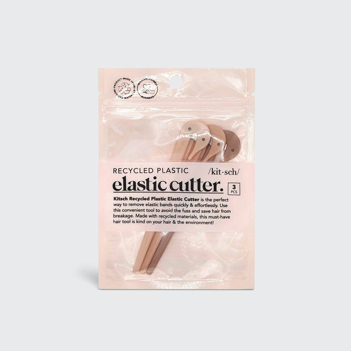 KITSCH - Eco-Friendly Elastic Cutters 3pc Set - Multi-coloured