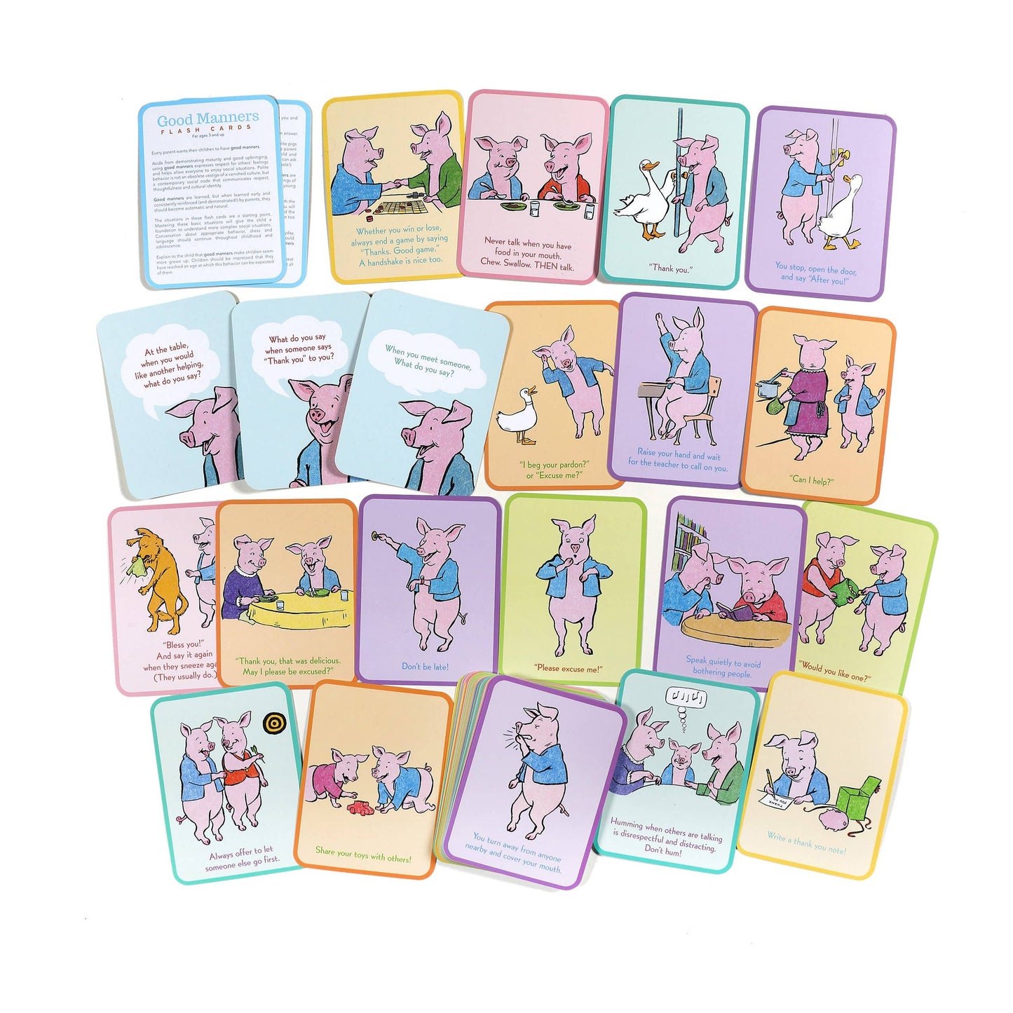 eeBoo - Good Manners Conversation Cards
