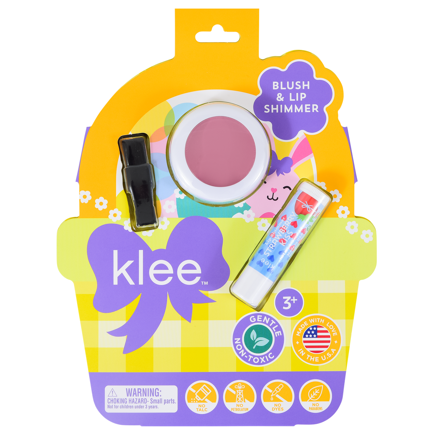 Klee Naturals - Strawberry Pop - Easter Blush and Lip Shimmer Set: Strawberry Pop