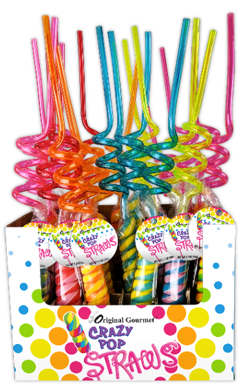 Grandpa Joe's Candy Shop - Crazy Pop Straws