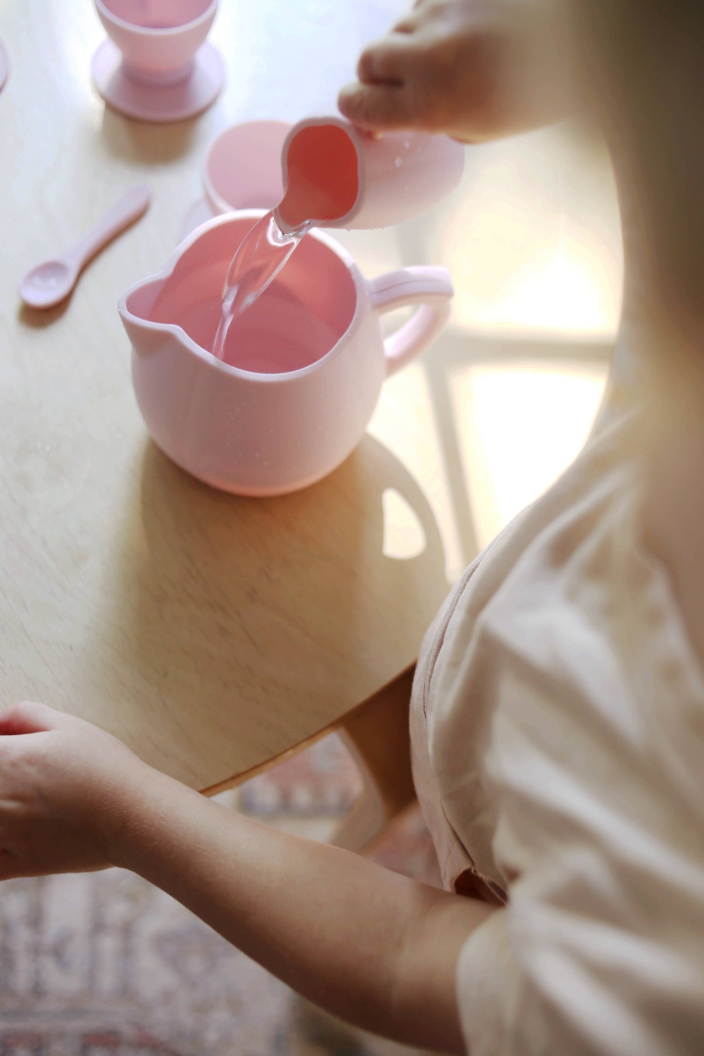 Marlowe & Co - Primrose Pink Silicone Tea Play Set