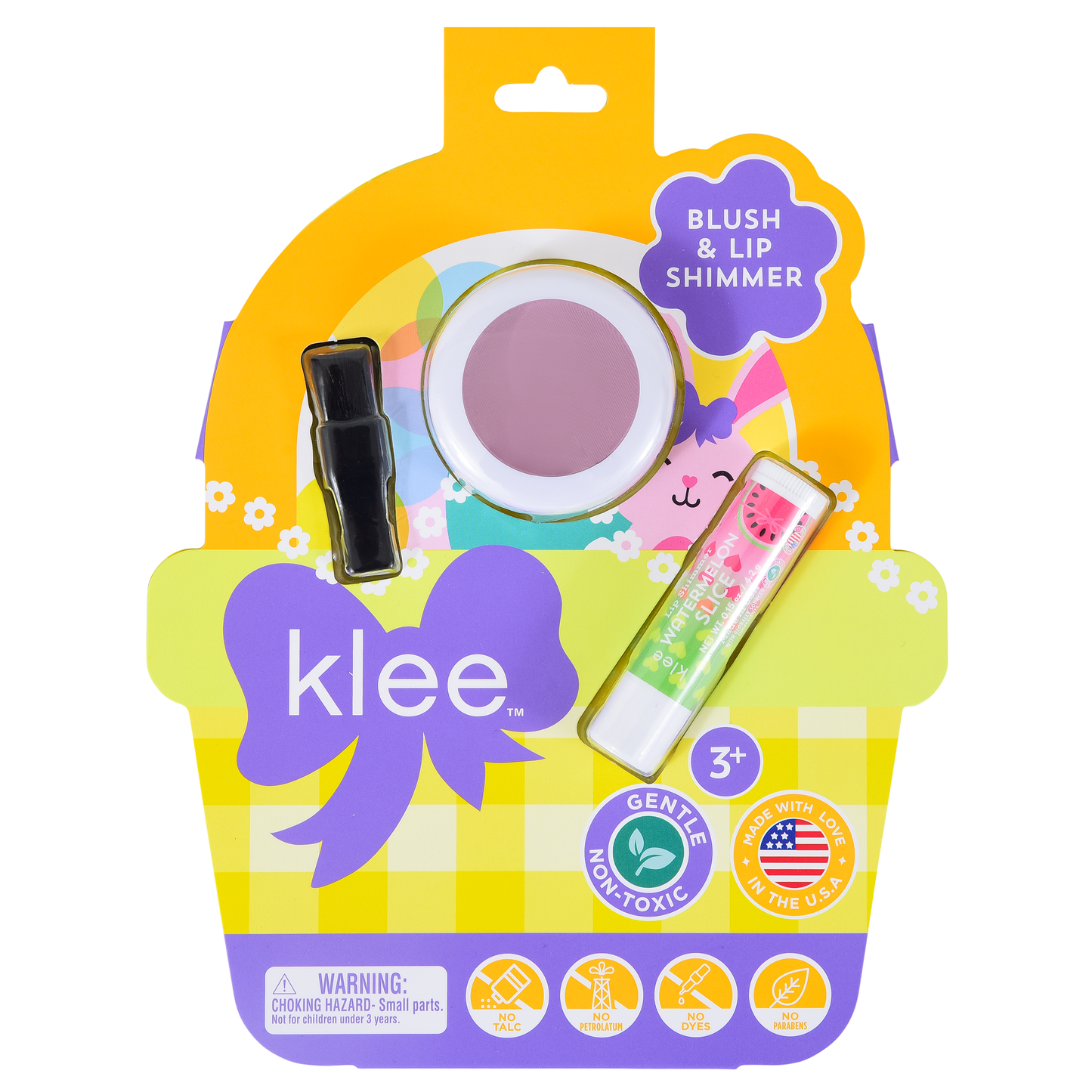 Klee Naturals - Strawberry Pop - Easter Blush and Lip Shimmer Set: Strawberry Pop