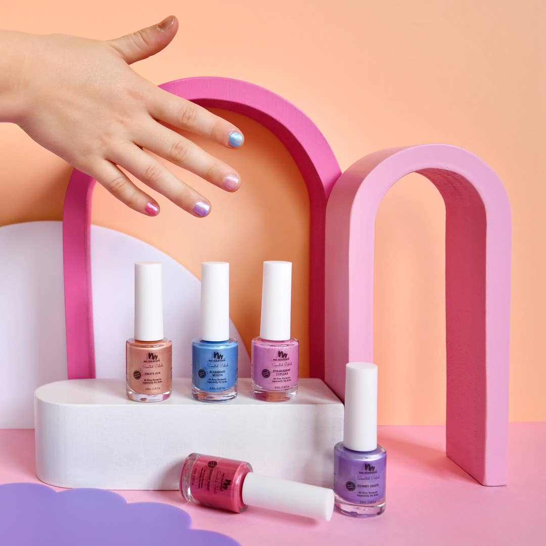 no nasties kids -Water Based Scented Scratch Off Kids Nail Polish