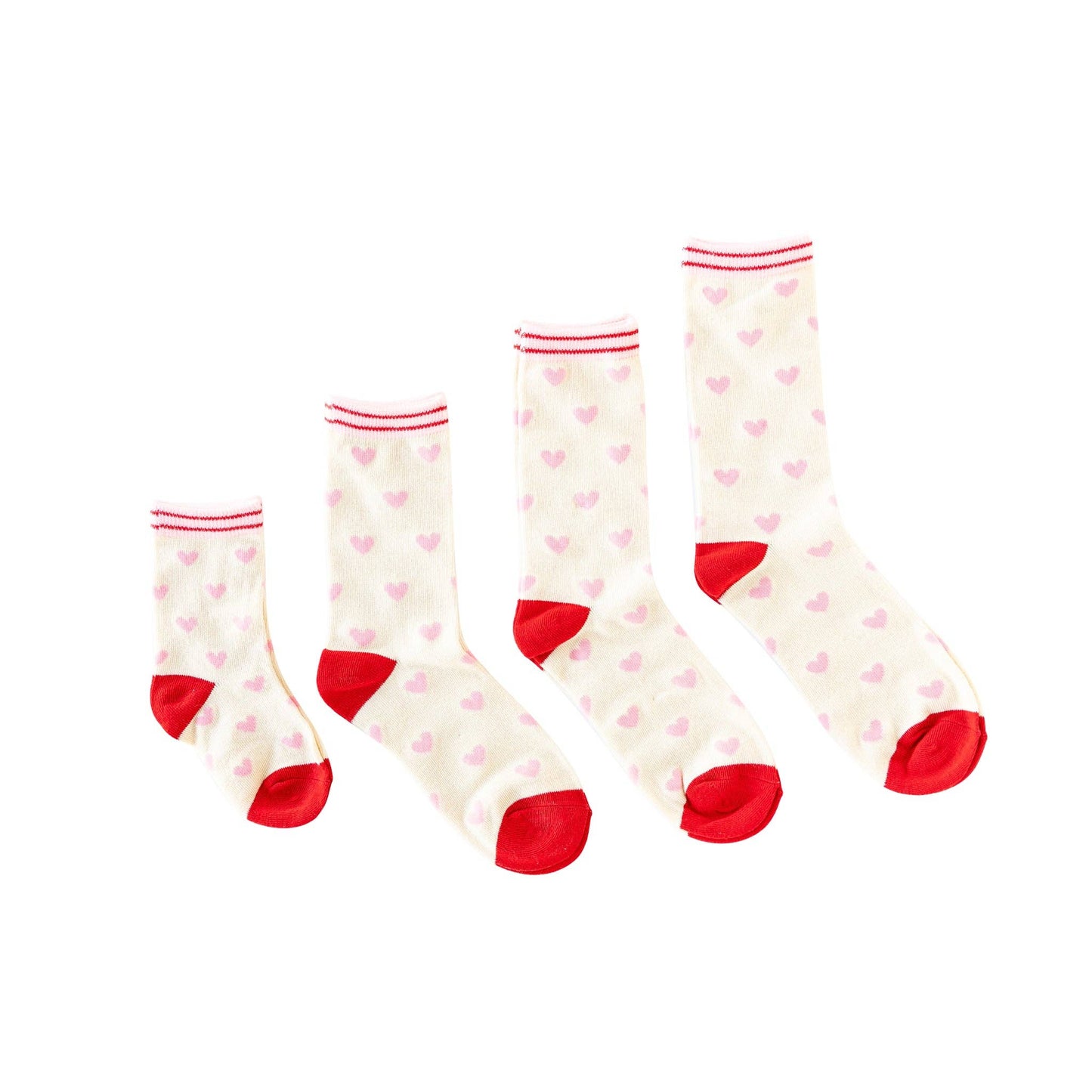 My Mind’s Eye - VAL1050 - Heart Socks: Child Small
