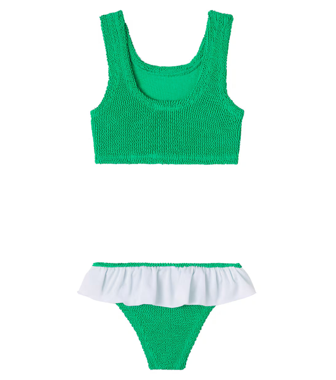 Hunza G Kids Olive Bikini in Emerald