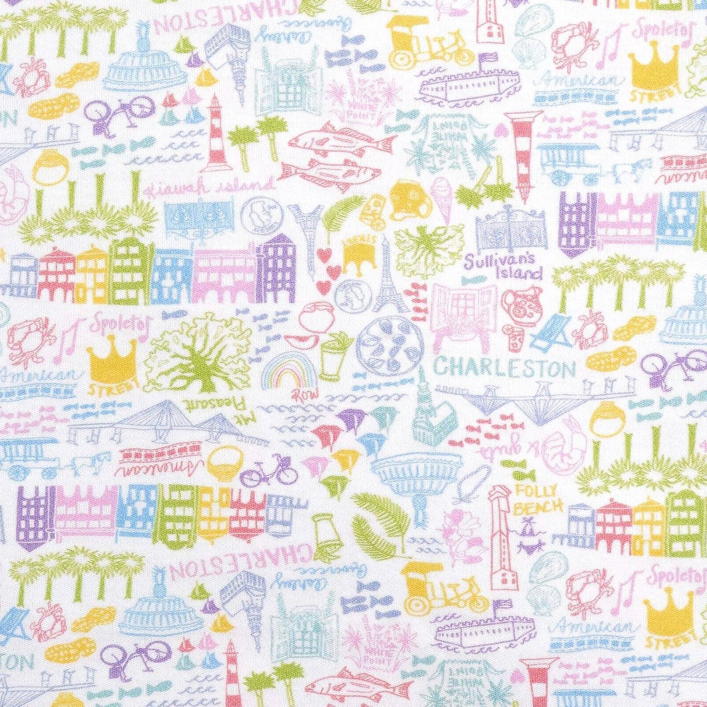 Joy Street - Charleston Short Sleeve Baby Body Suit: Rainbow Row