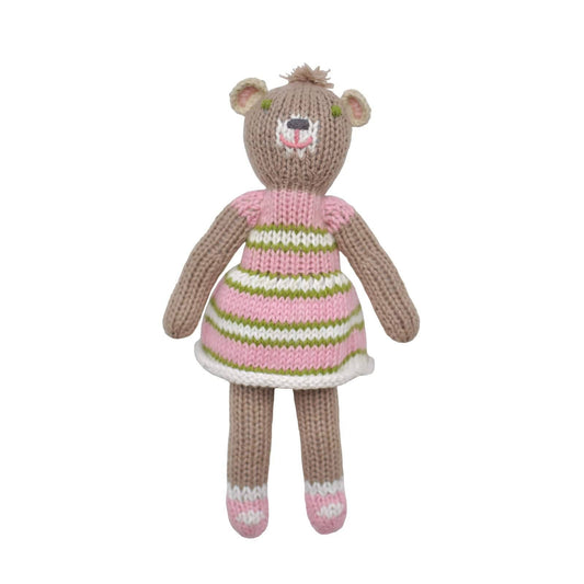 Blabla - School Book Girl Bear Rattle