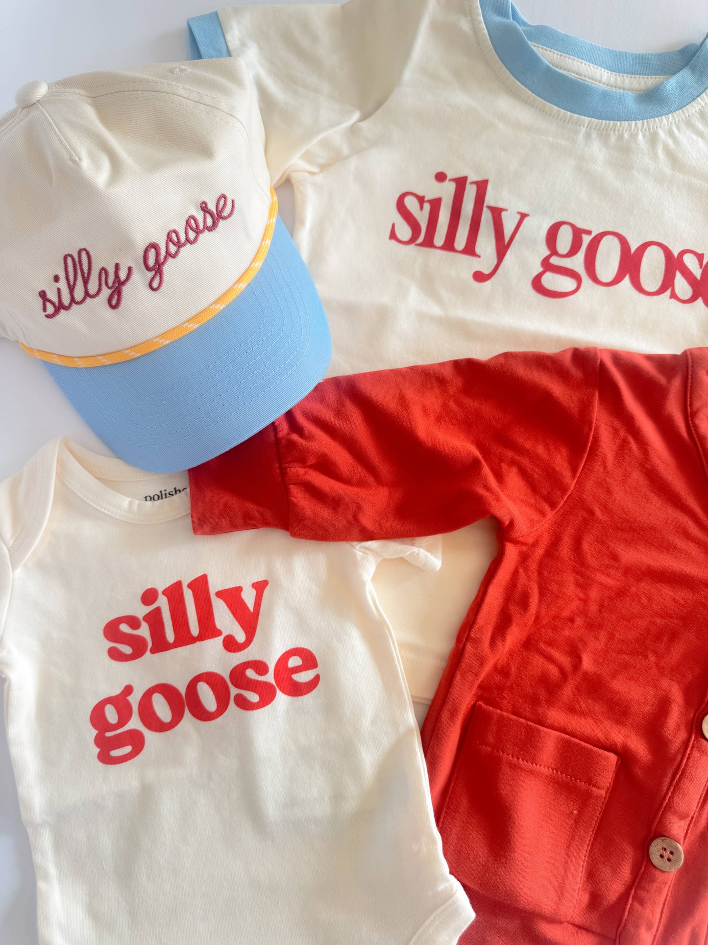 Polished Prints - Silly Goose Kids Ringer T-Shirt