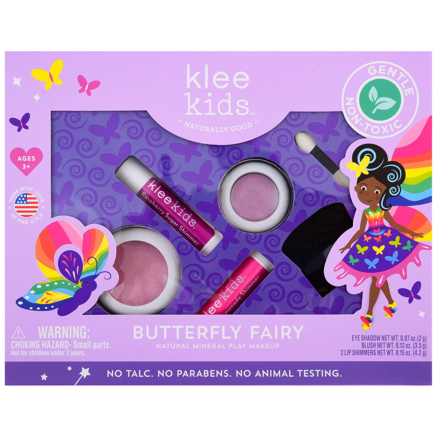 Klee Naturals - NEW!! Honey Glow Fairy - Klee Kids Play Makeup 4-PC Kit: Honey Glow Fairy