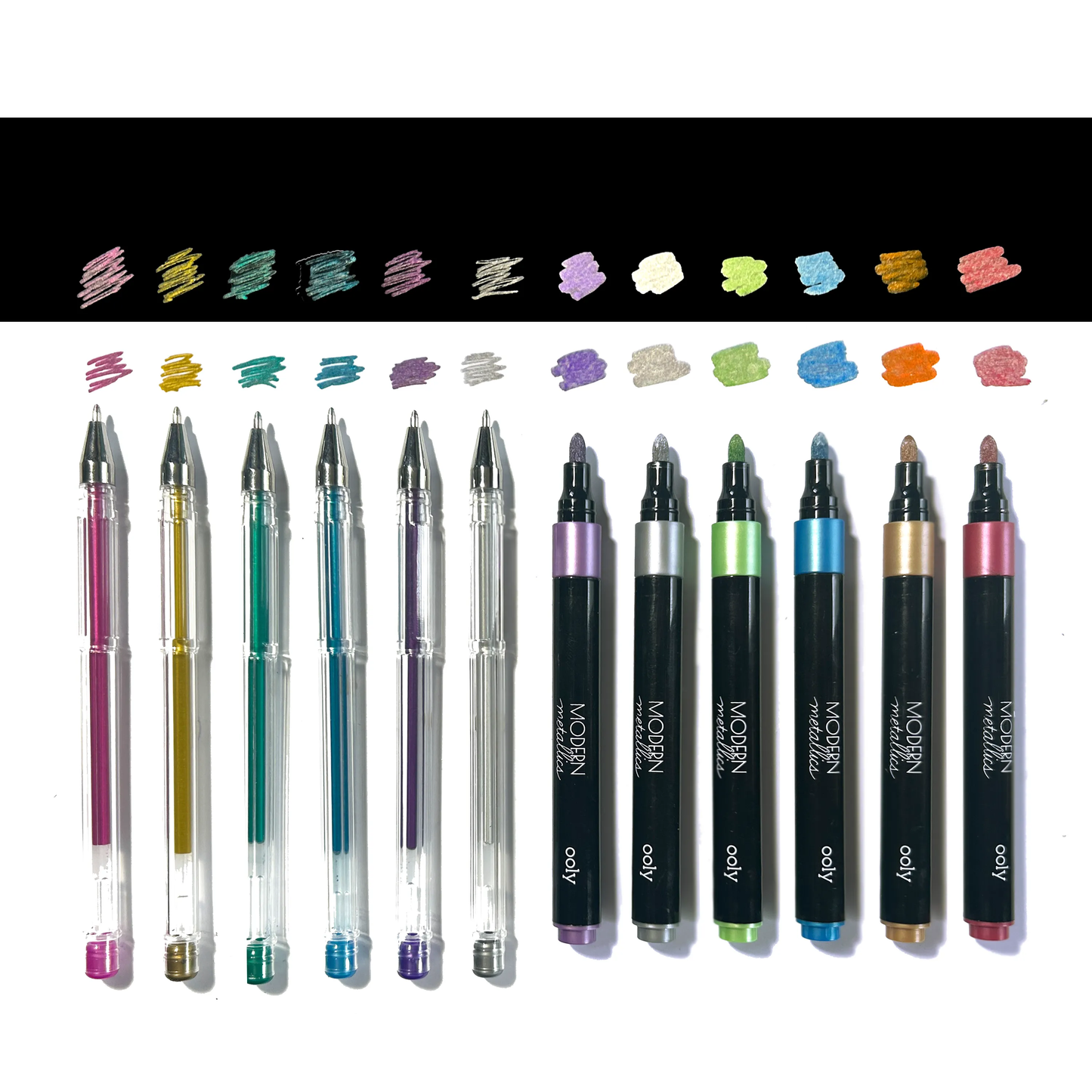 OOLY - Modern Metallics: D.I.Y. Sketchbook Kit (13 PC Set)
