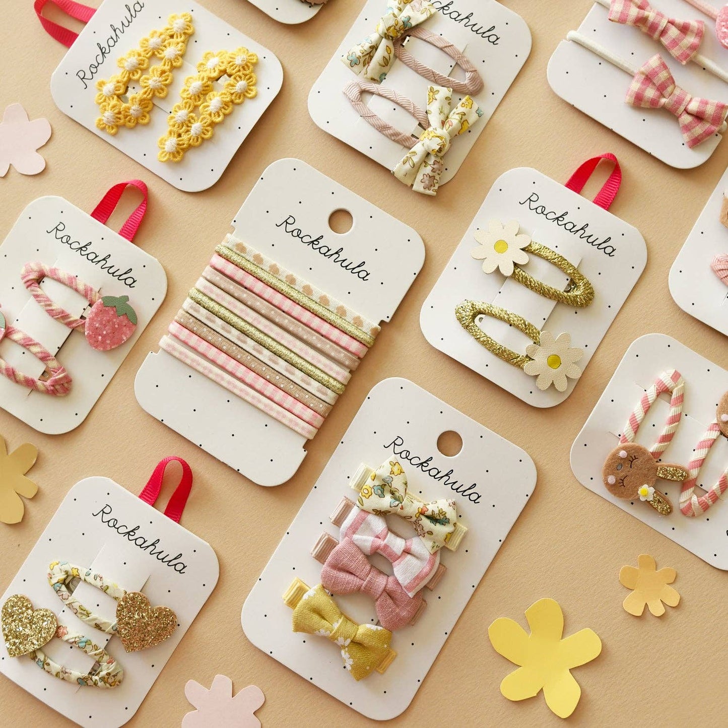 Rockahula Kids US - Petal Glitter Heart Clips