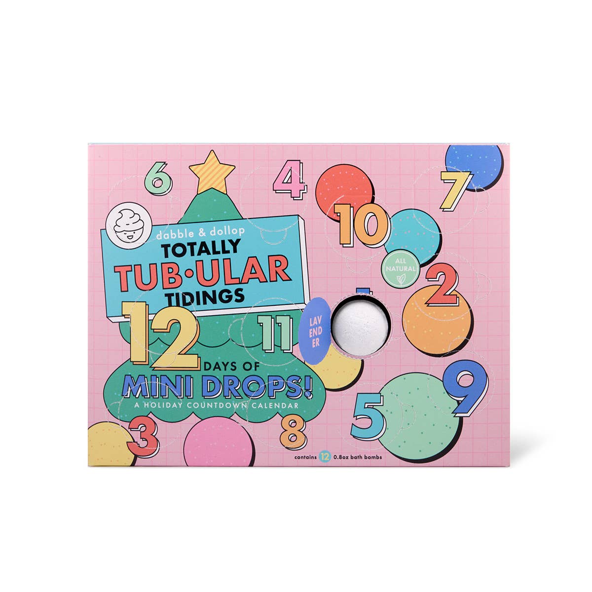 Dabble & Dollop - 12 Days of Mini Bath Bombs Countdown Calendar