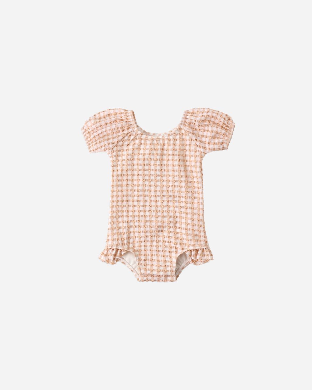 Quincy Mae Catalina One-Piece Melon Check