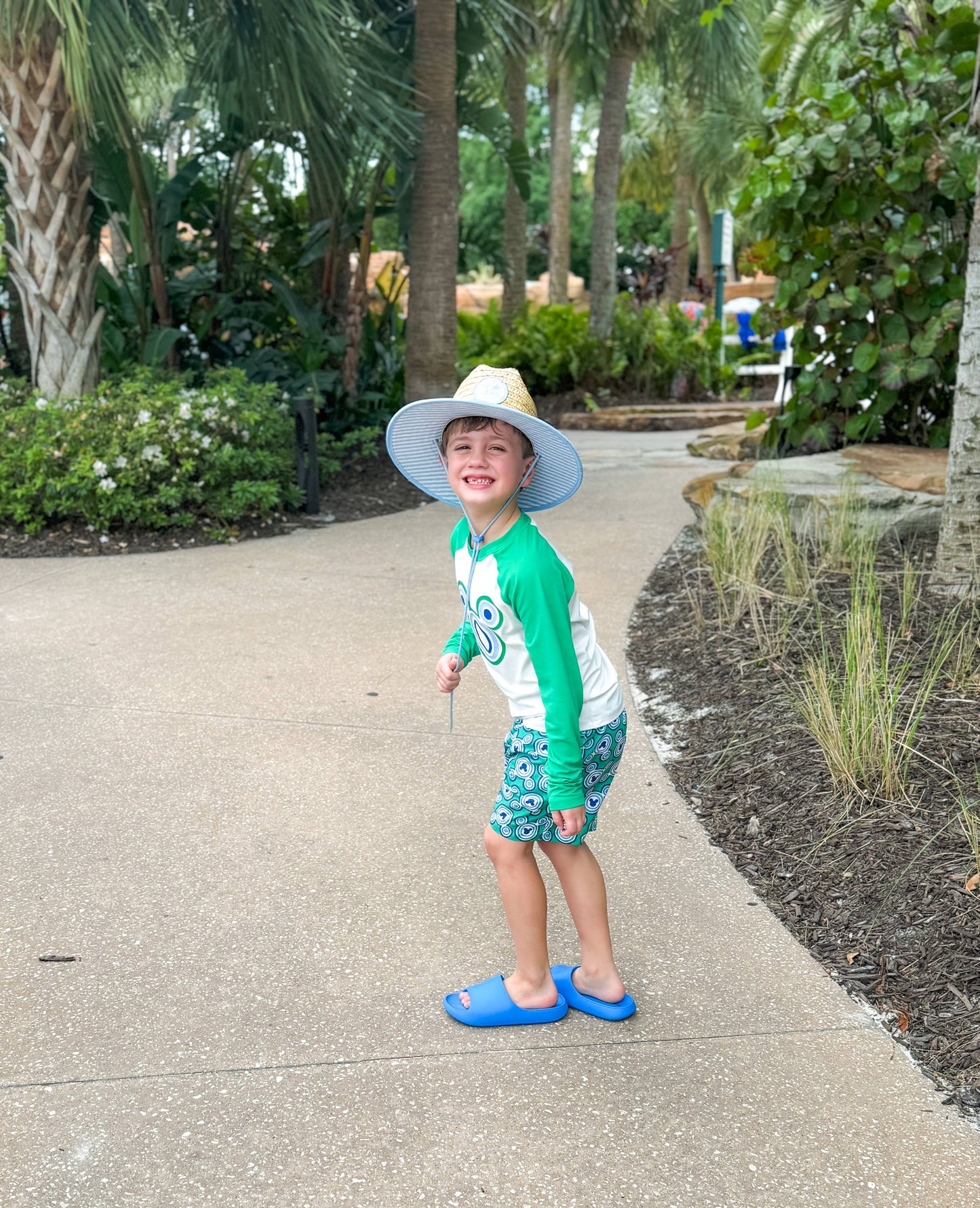Bits & Bows - Lifeguard Hat, Blue (Youth)