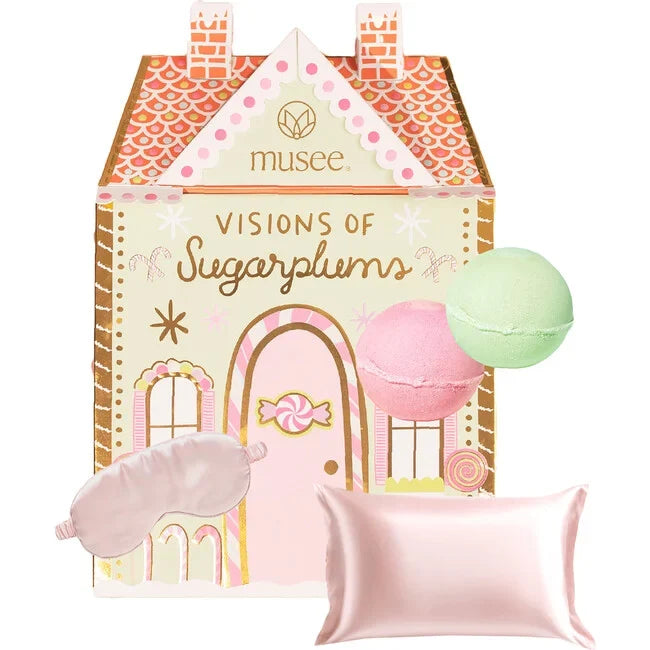 Musee Visions of Sugarplums Bath Balm & Eye Mask Set