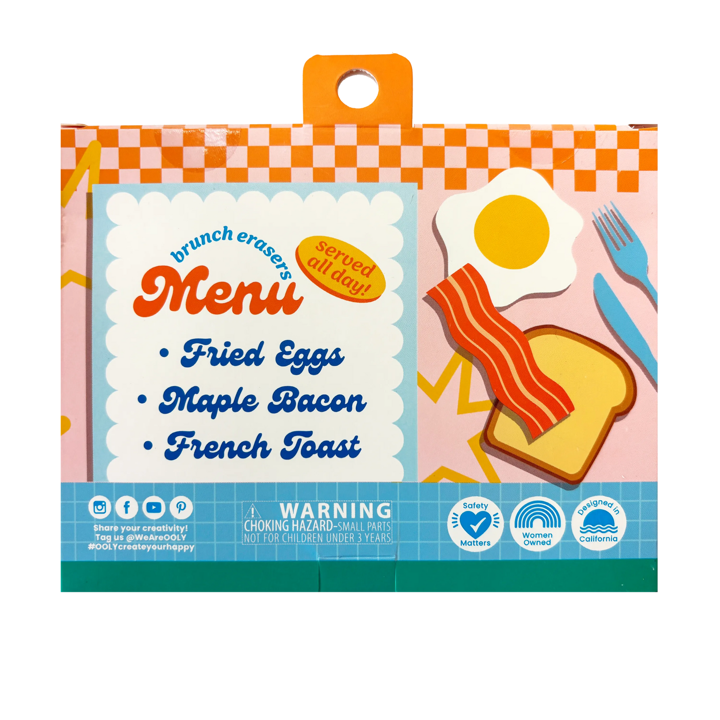 OOLY - Brunch Bunch Breakfast Erasers - Set of 6