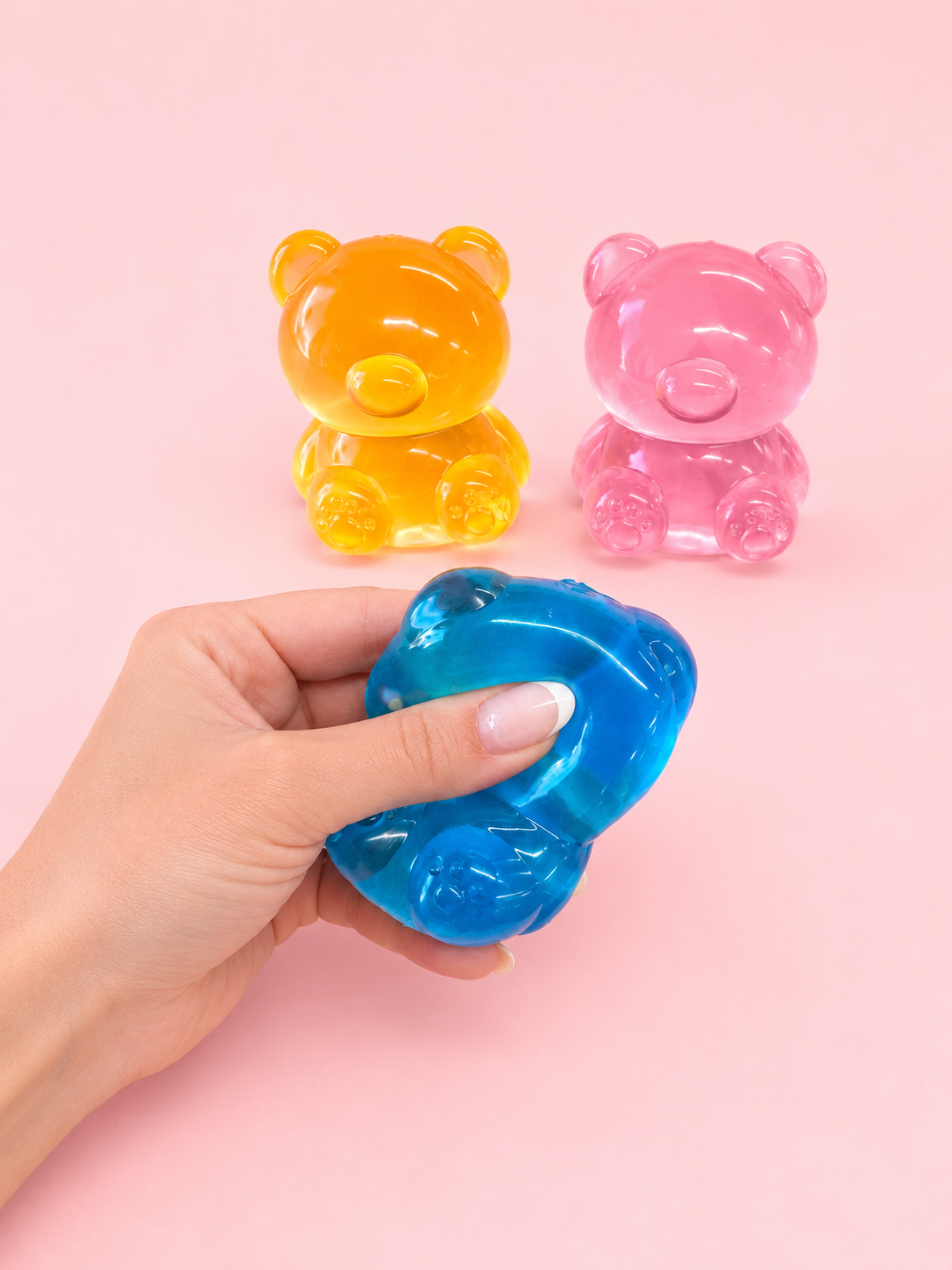 Pop Squish Co. - Bubble Bear Squishy : Pink