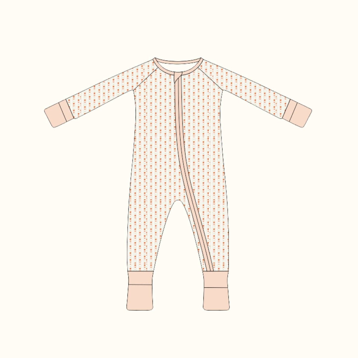Polished Prints - Strawberry Bamboo Baby Sleeper