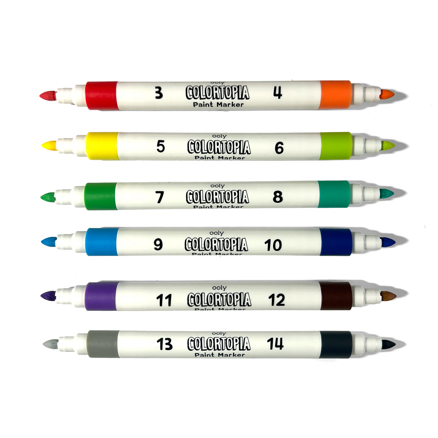 OOLY - Colortopia Color by Number Paint Marker Kit - Epic Adventure