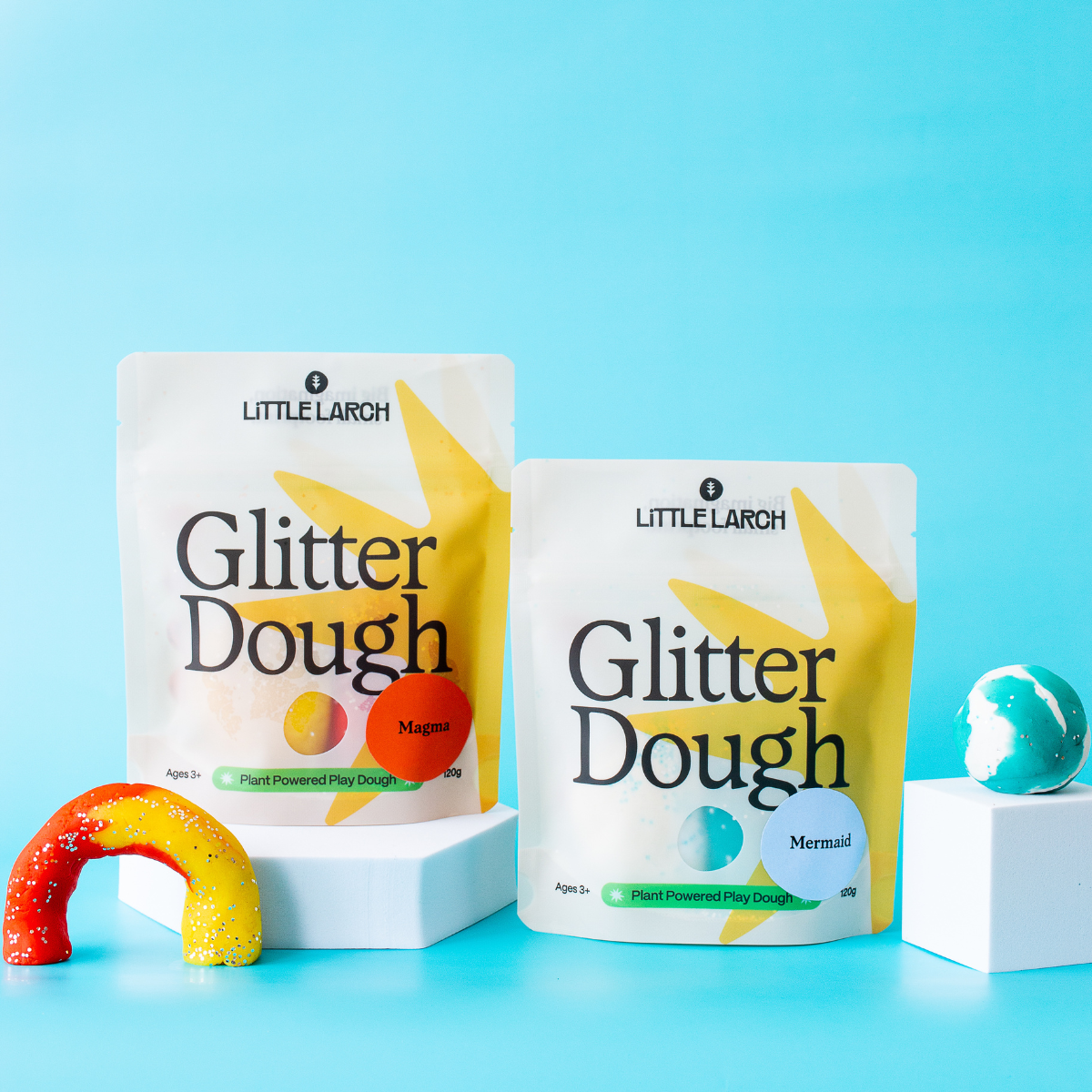 Little Larch - Glitter Dough | Natural Play Dough