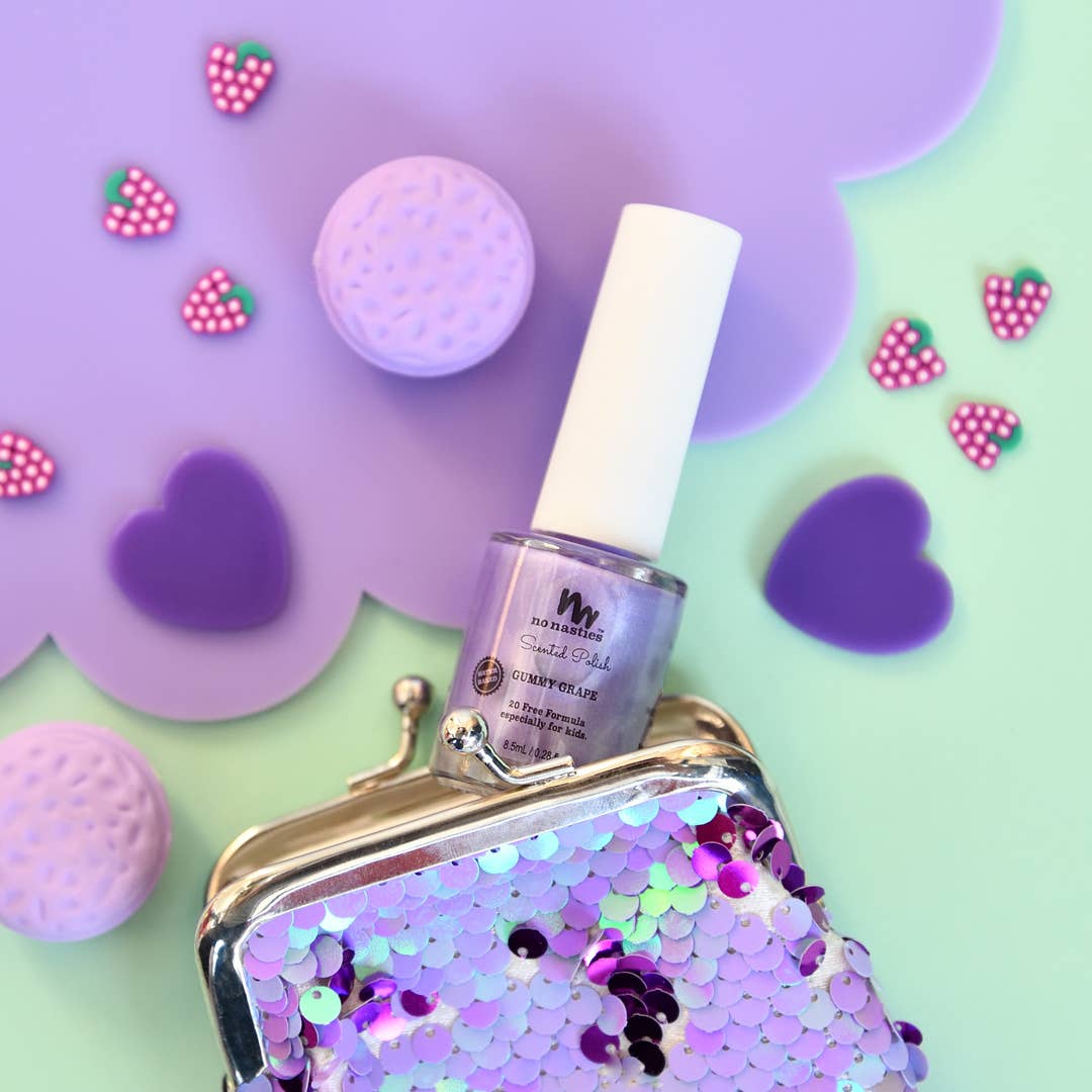 no nasties kids -Water Based Scented Scratch Off Kids Nail Polish