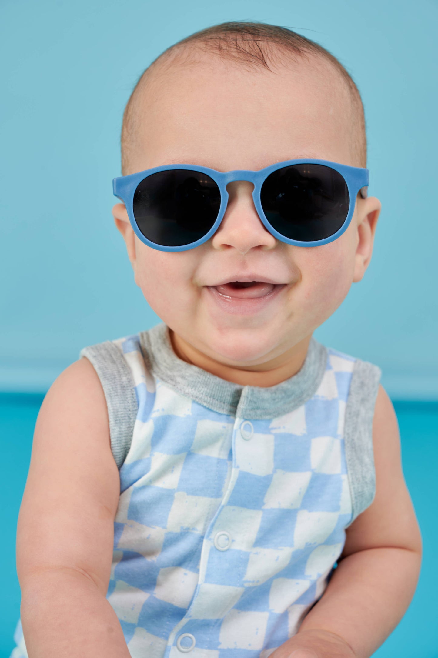 Babiators - Kids Eco Collection: Keyhole Sunglasses in Pacific Blue: Ages 0-2