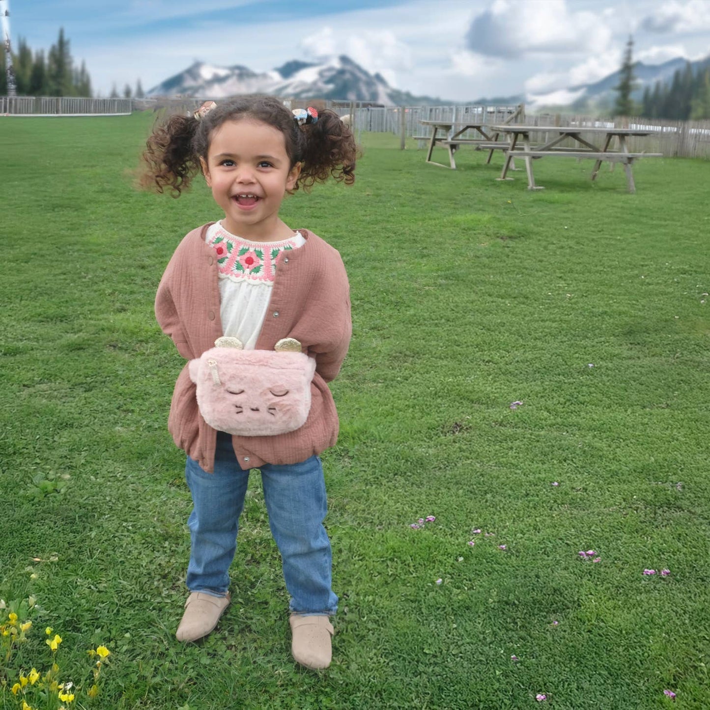 Rockahula Kids US - Millie Mouse Fluffy Bum Bag