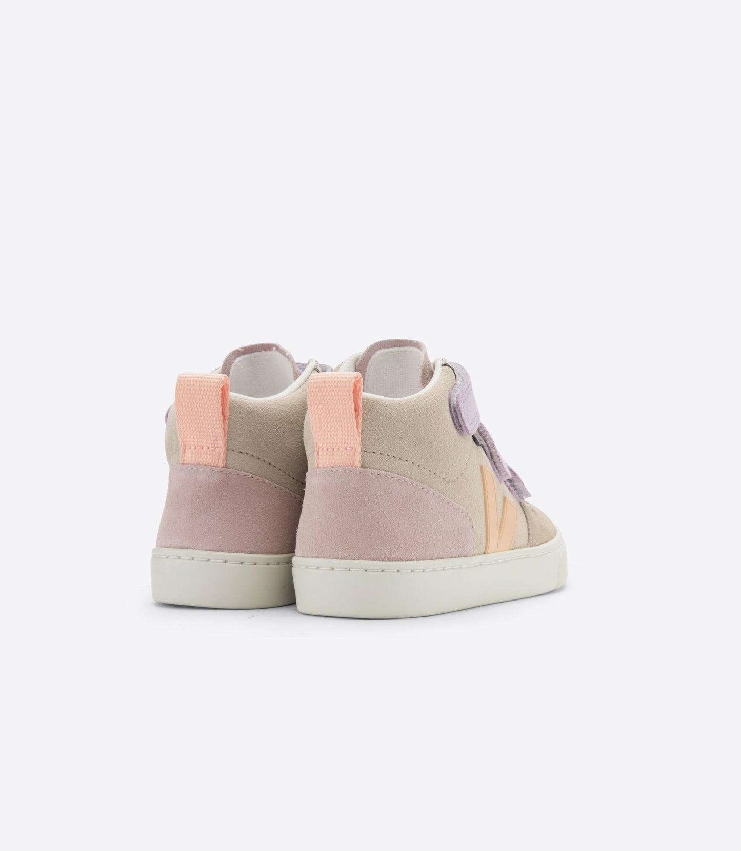 Veja Small V-10 Mid Suede Multi Almond Peach