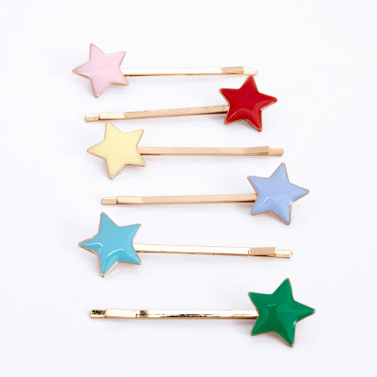 Meri Meri Enamel Star Hair Slides