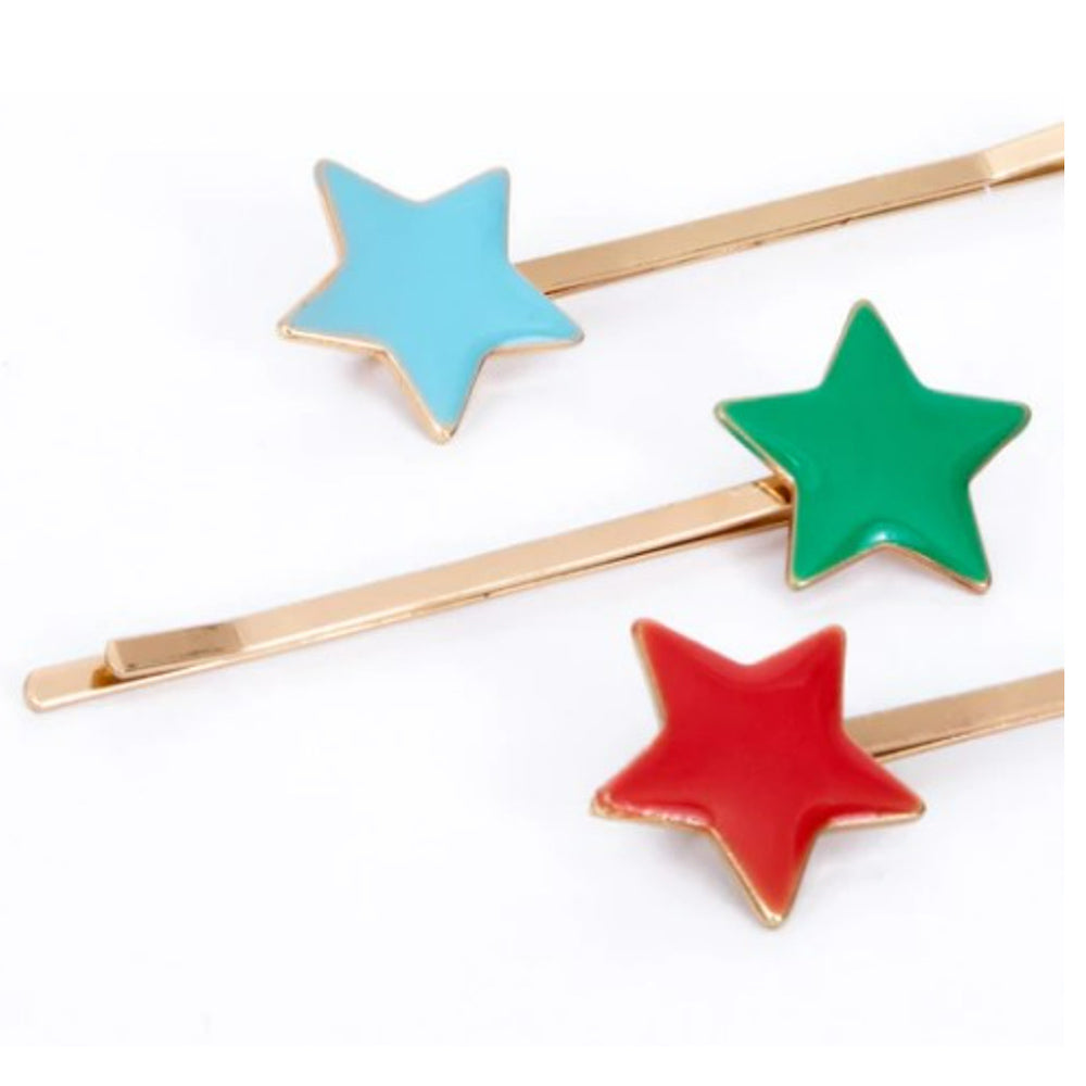 Meri Meri Enamel Star Hair Slides