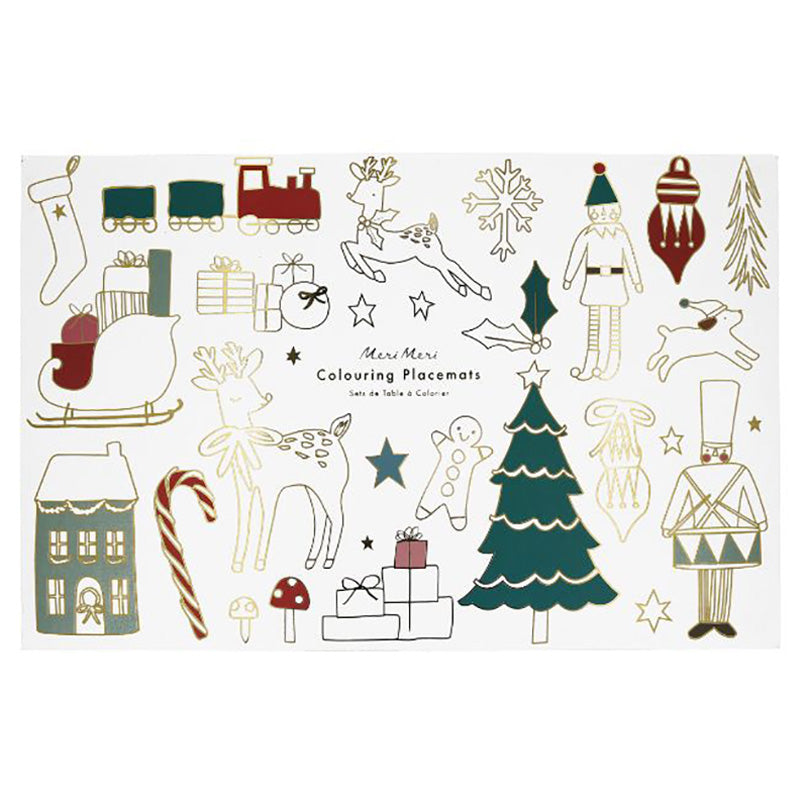 Meri Meri Christmas Colouring Placemats