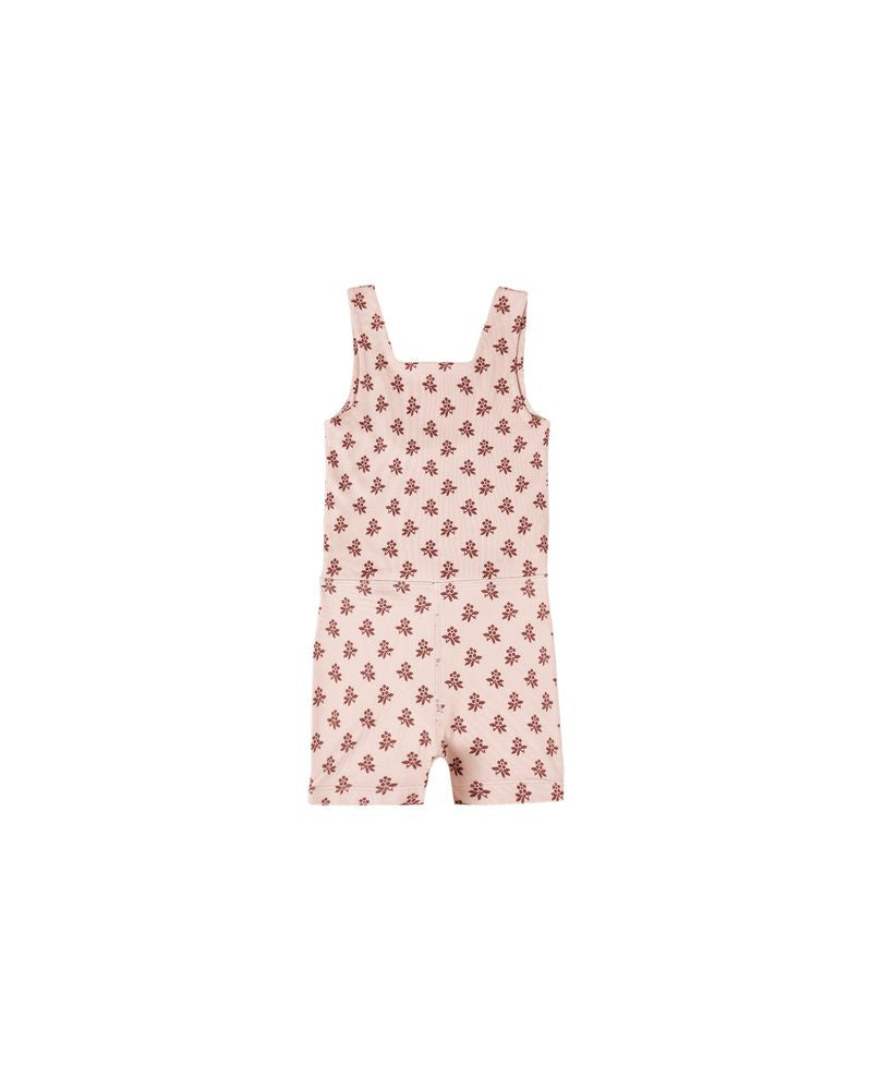 Rylee + Cru Malibu Bodysuit Blush Fleur