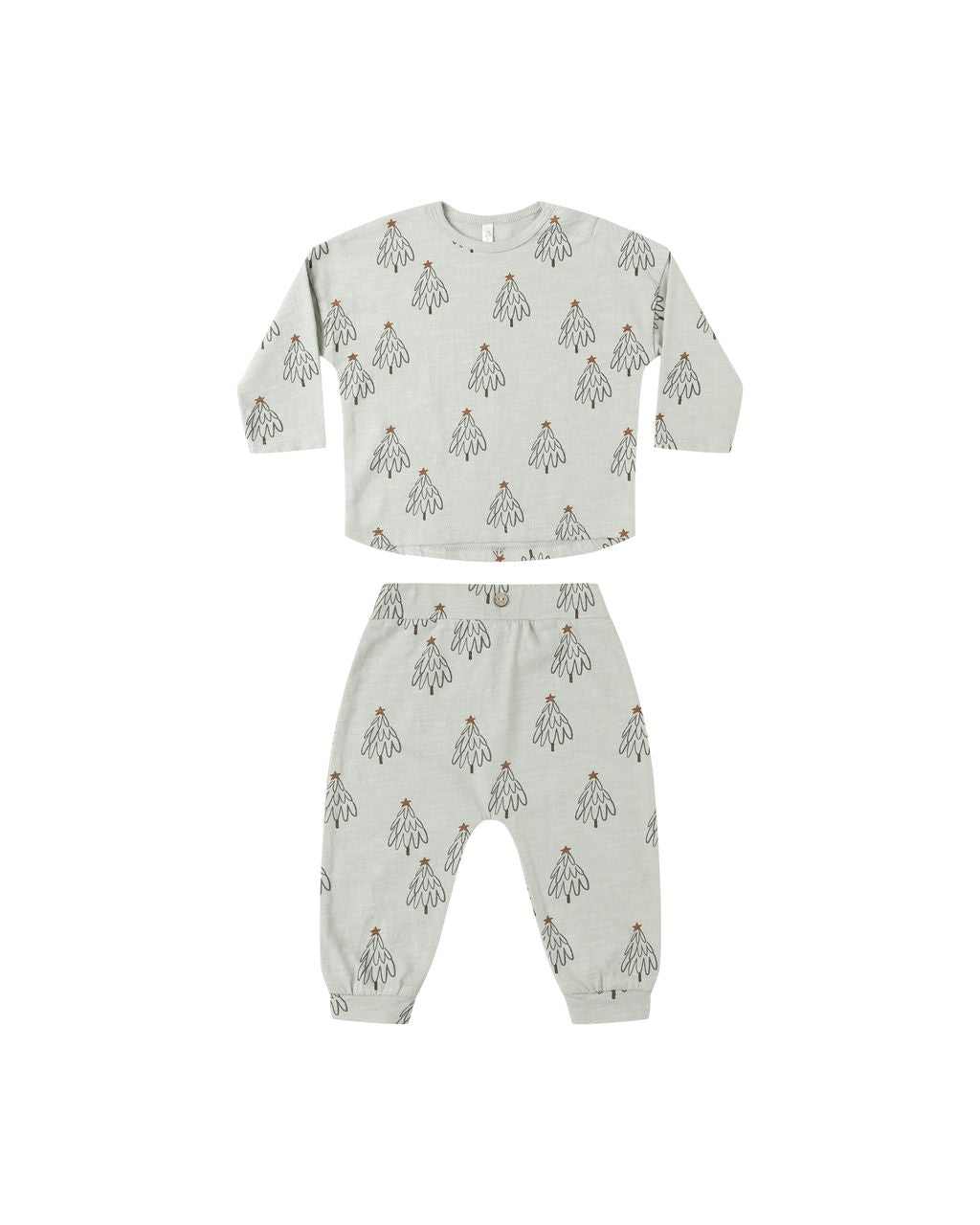 Rylee + Cru Long Sleeve Tee + Pant Set Trees