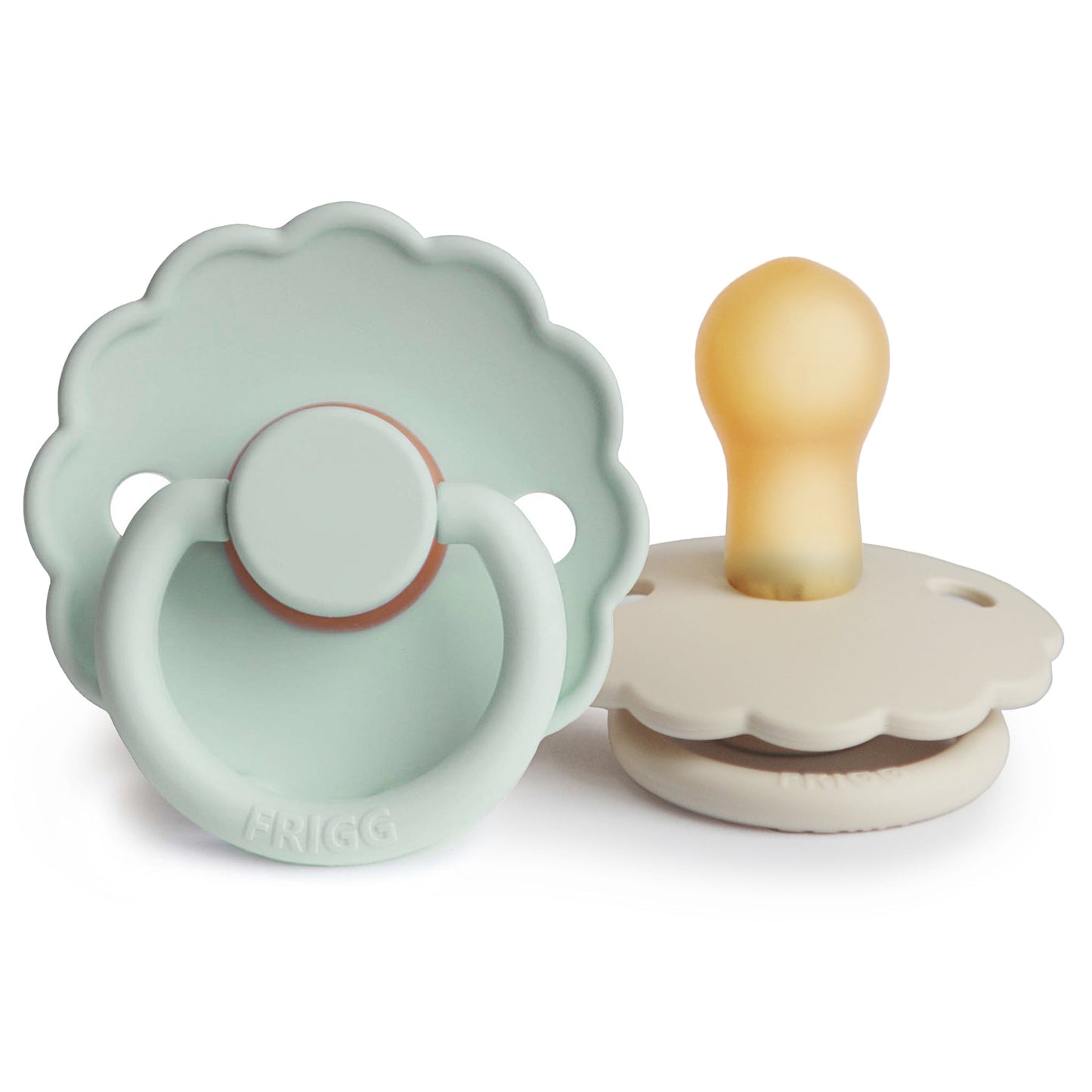 Mushie Frigg Daisy Natural Rubber Pacifier 2 Pack
