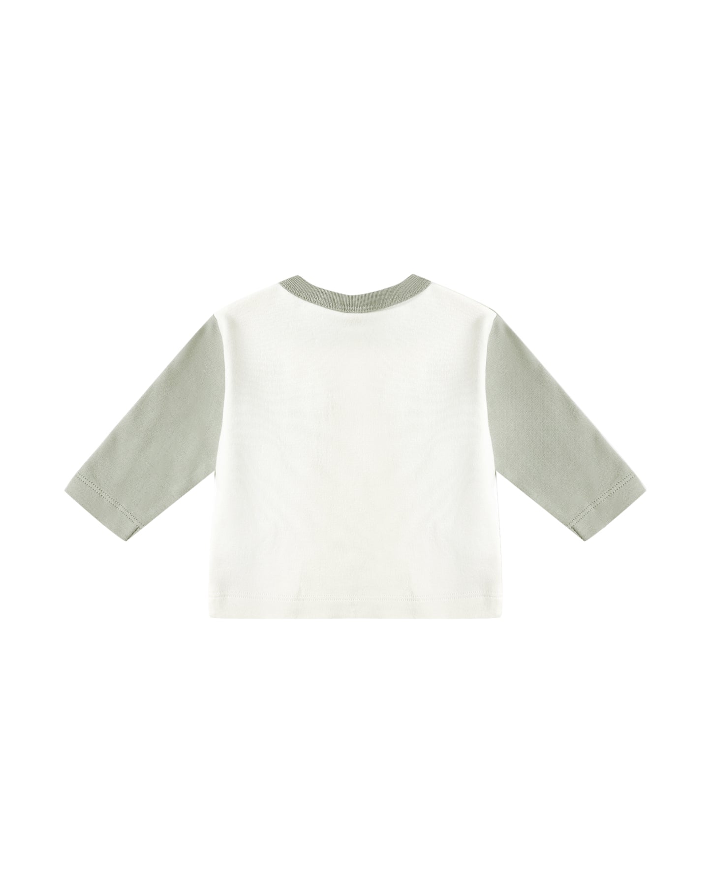 Quincy Mae Long Sleeve Raglan Tee Fern