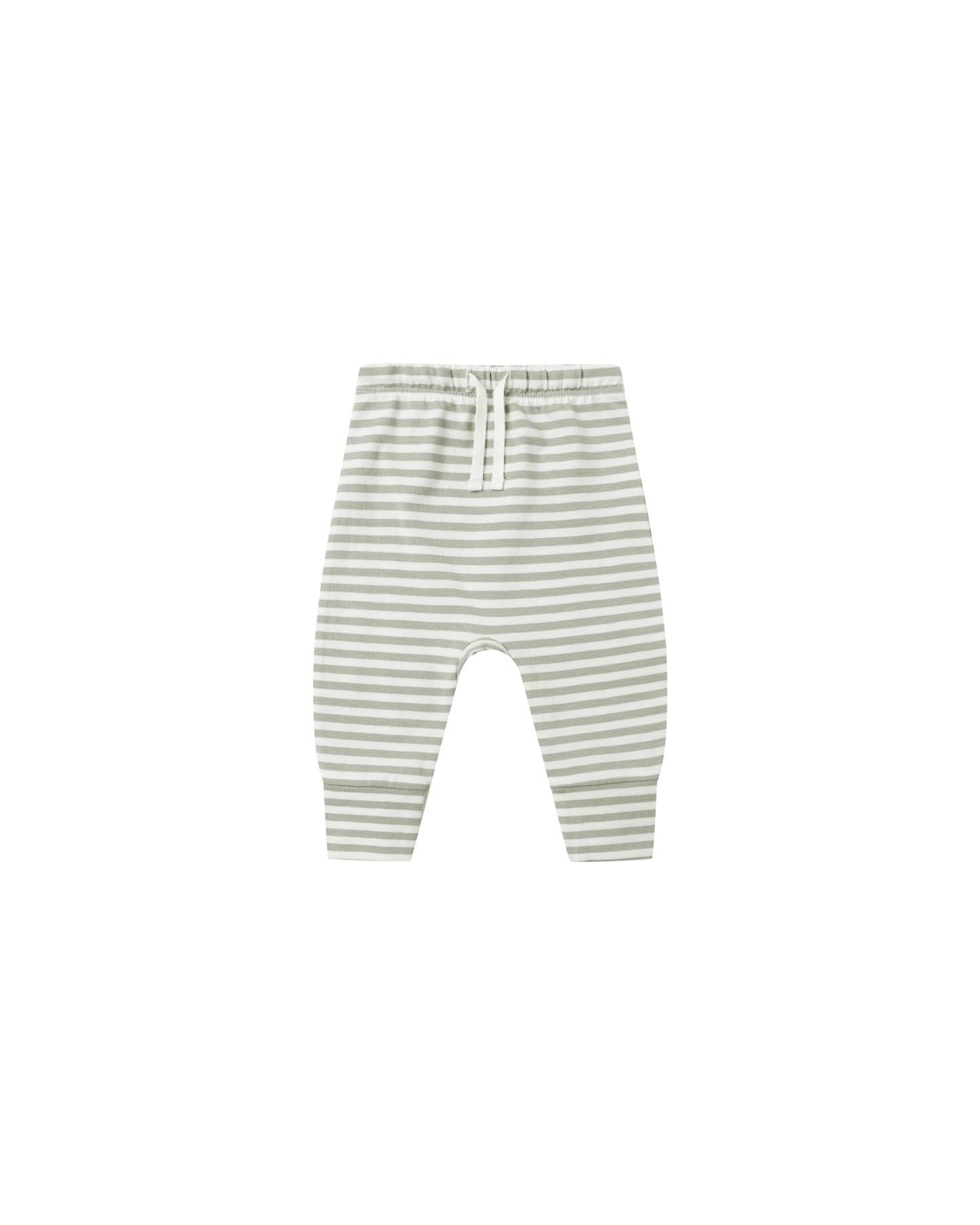 Quincy Mae Drawstring Pant Fern Stripe