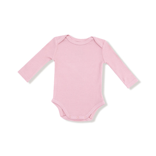 Angel Dear Lap Shoulder Bodysuit Cameo Pink