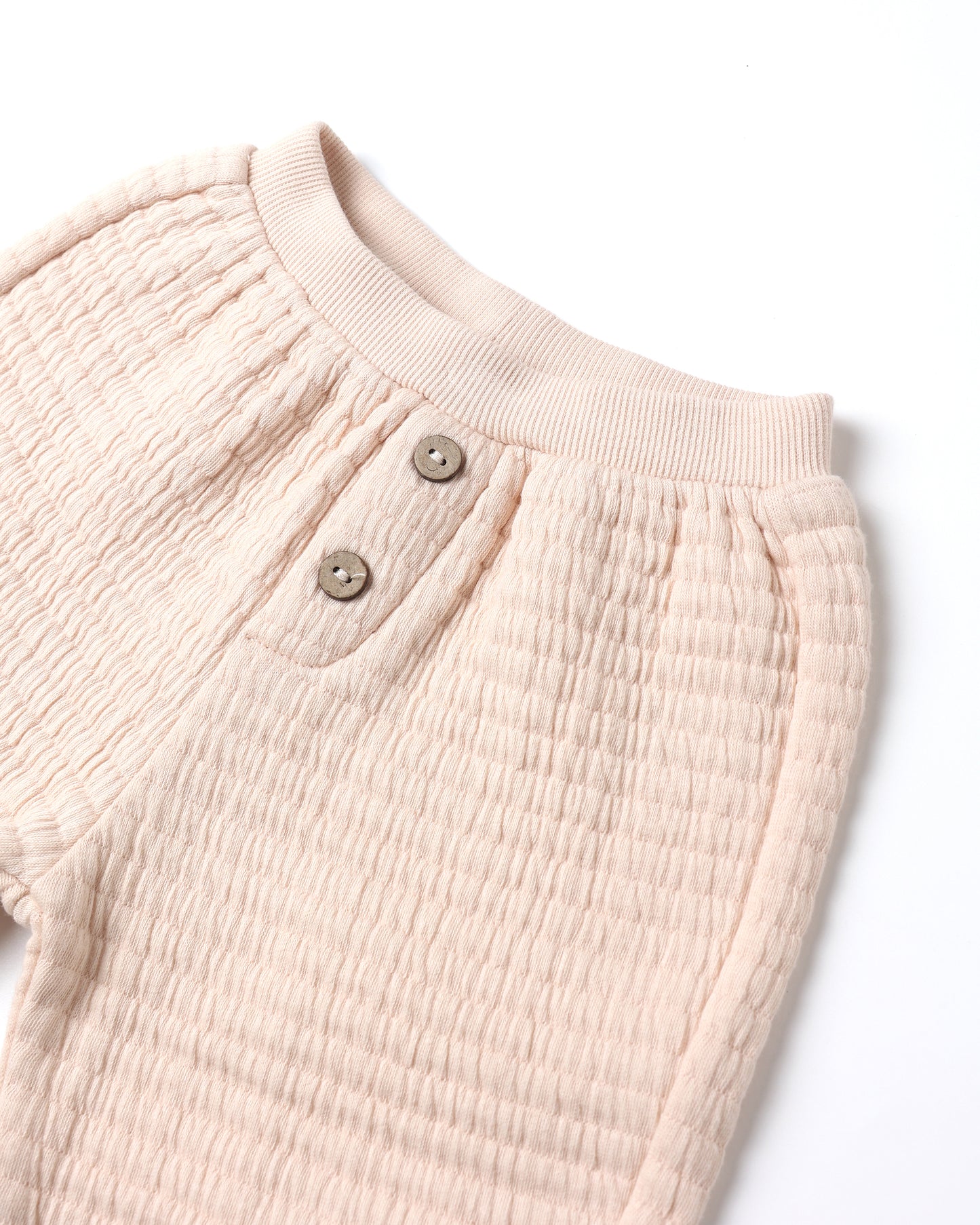 Quincy Mae Textured Sweat Set Antique