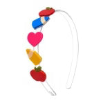 Lilies & Roses Pencils Apples and Heart Headband