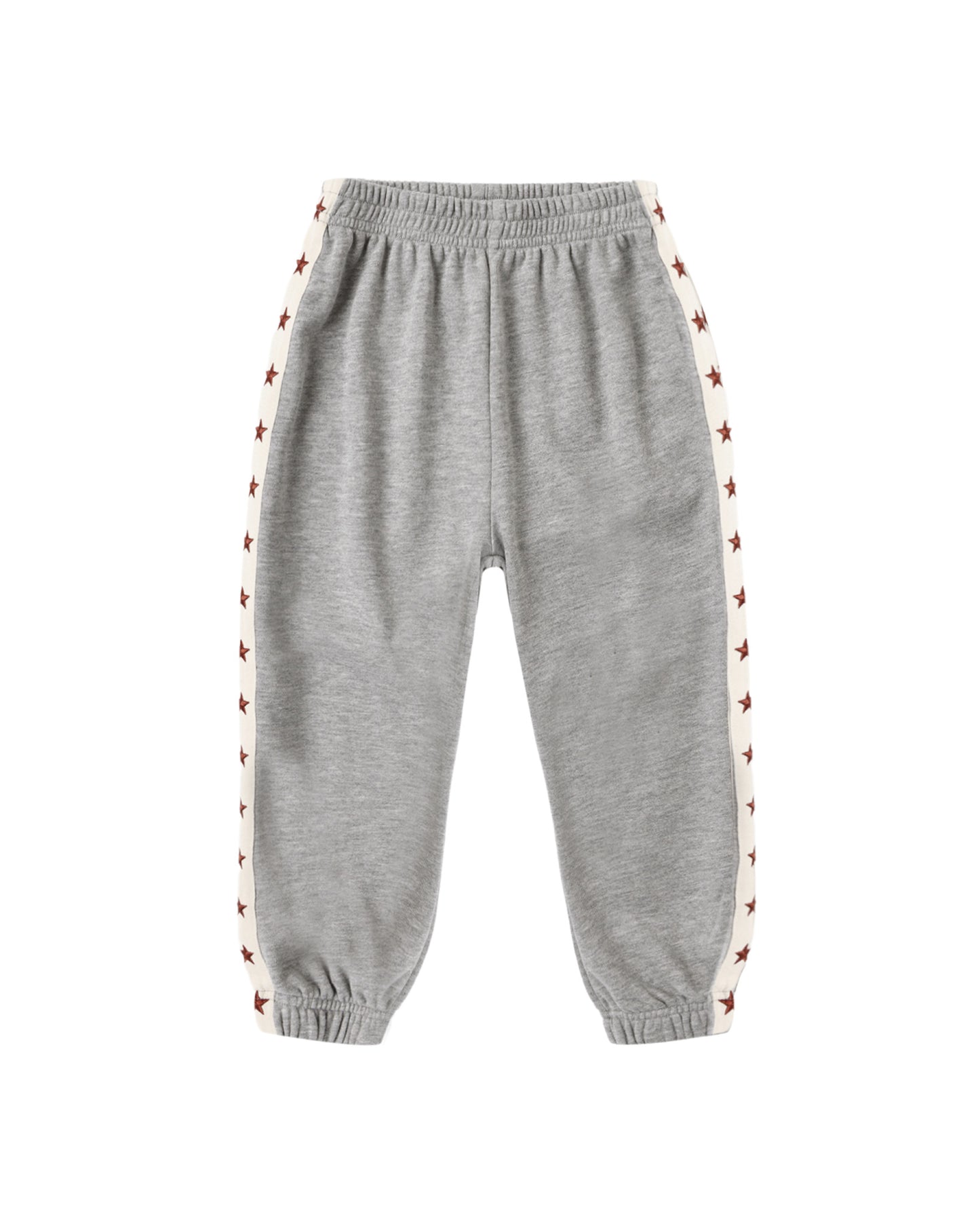 Rylee + Cru Paneled Sweatpant Heathered Dusty Blue