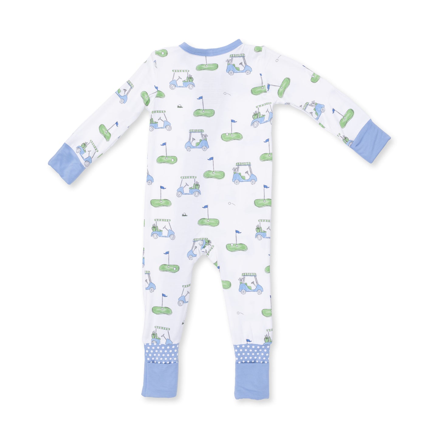 Angel Dear Golf Carts Blue - Convertible Romper
