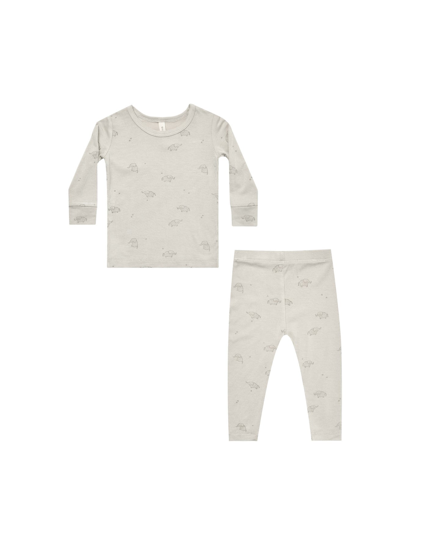 Quincy Mae Bamboo Pajama Set Elephants