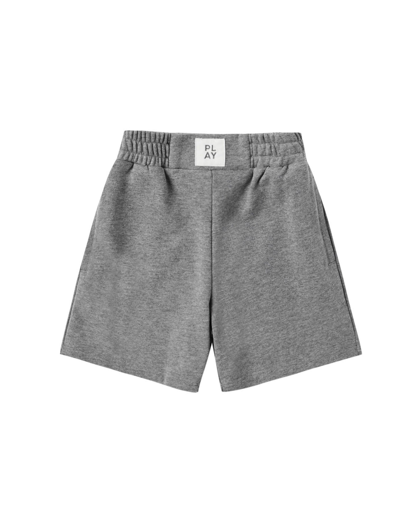 Rylee + Cru Boxing Short Dark Heathered Grey