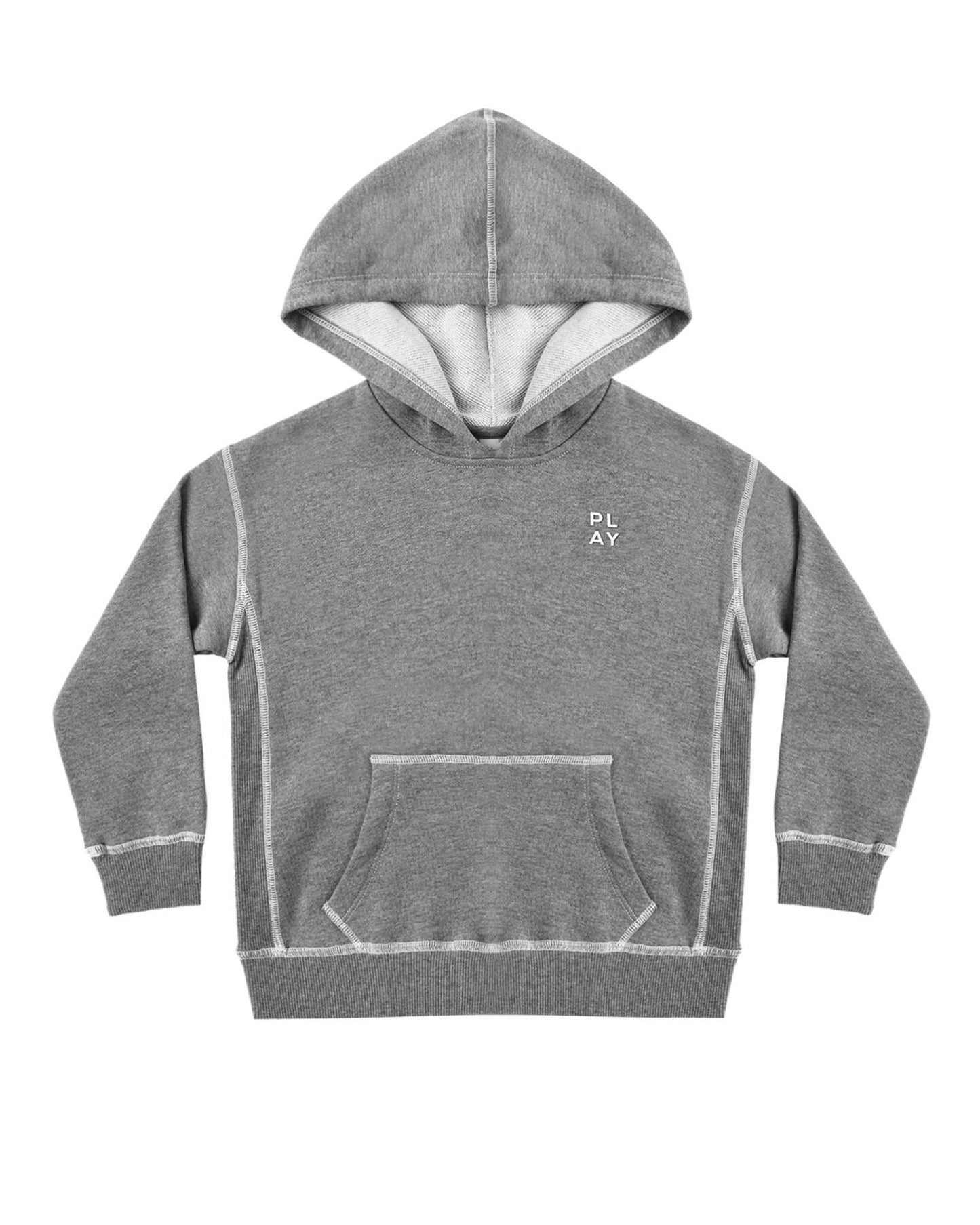 Rylee + Cru Coast Hoodie Dark Heather Grey